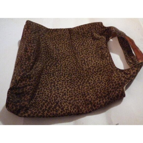 Bottega Veneta Vintage Tote Animal Leopard Print Silk And Leather - Picture 12 of 12